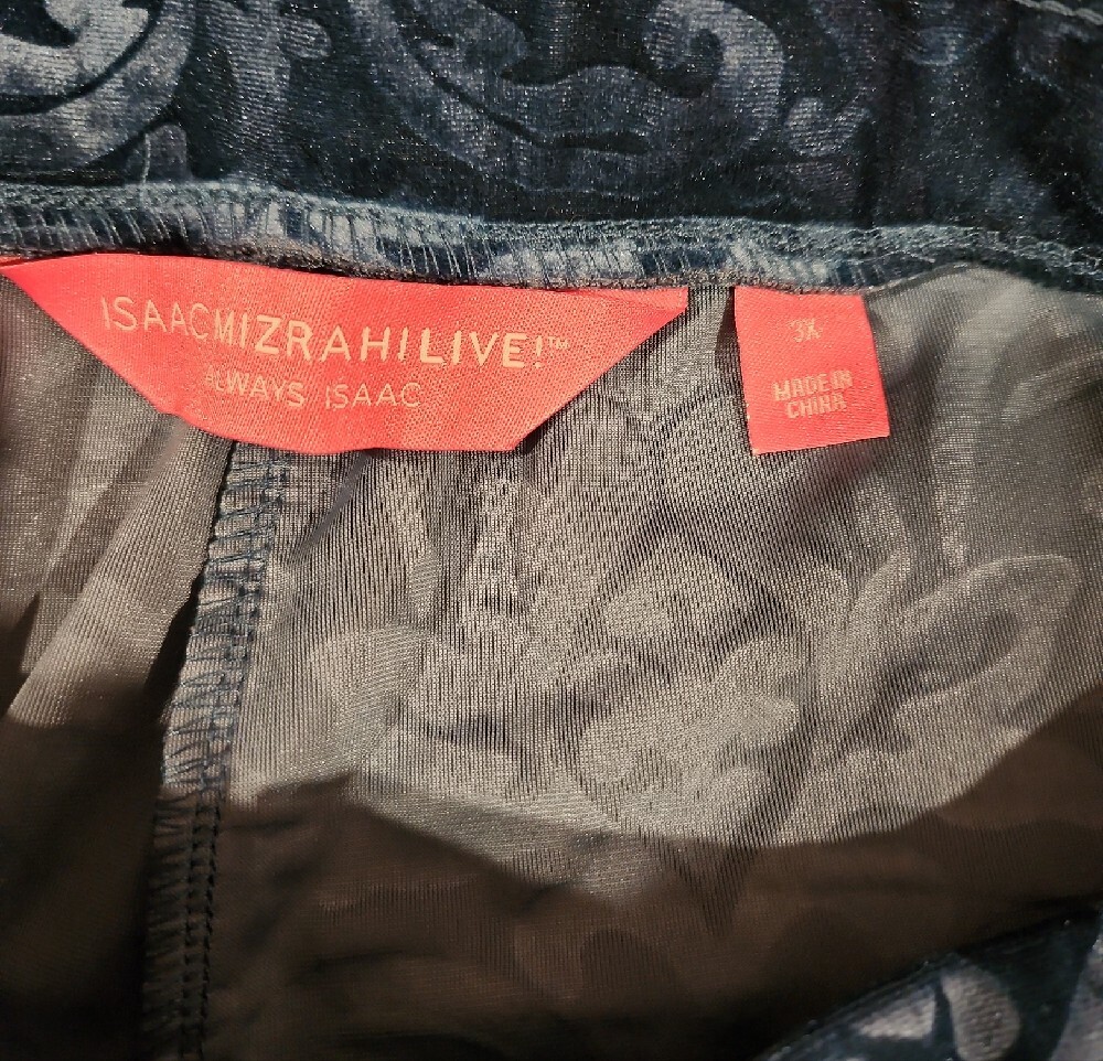 Isaac Mizrahi Live Velvet Feel Pull On Pants Size 3X - Picture 3 of 5
